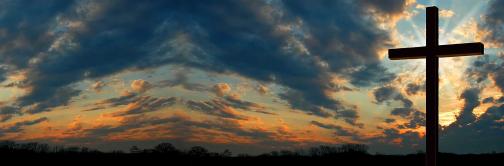 Cross Sunset Clouds